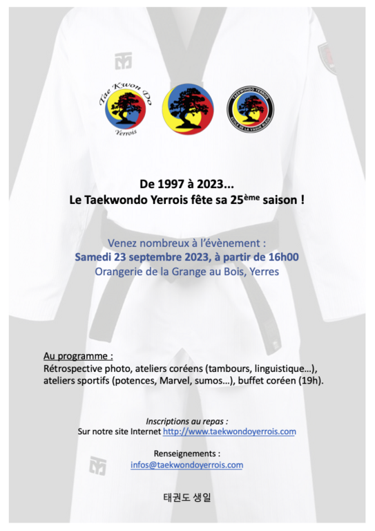 25 ans du Taekwondo Yerrois