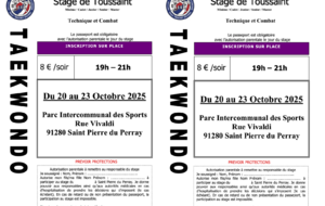 Stage Taekwondo Toussaint
