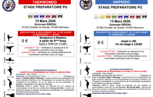 Stage prépa PG TKD/HKD
